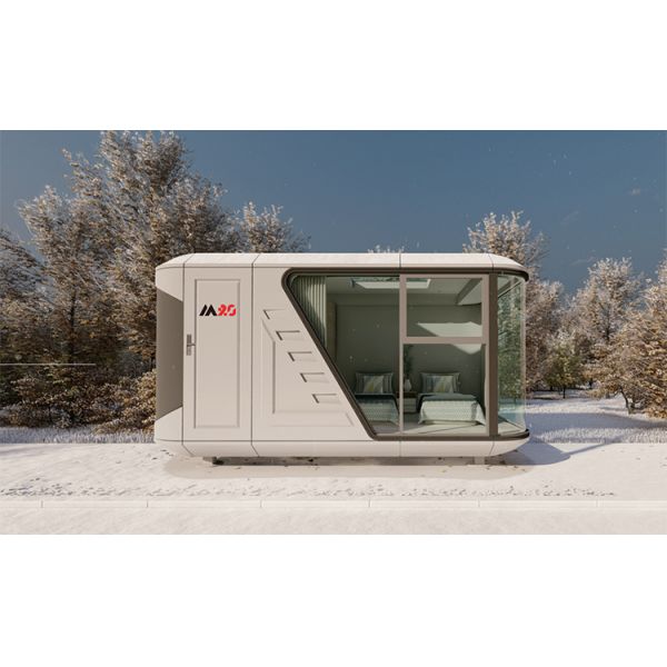 Apple Capsule Mobile House Modern Modular Prefab Hotel Homestay
