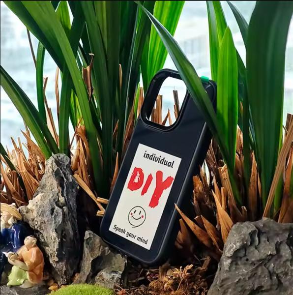 Wholesale Custom E-Ink-Case Smart Ink Screen Phone NFC Mobile Case OEM Phone DIY Eink NFC Foto E Ink Case