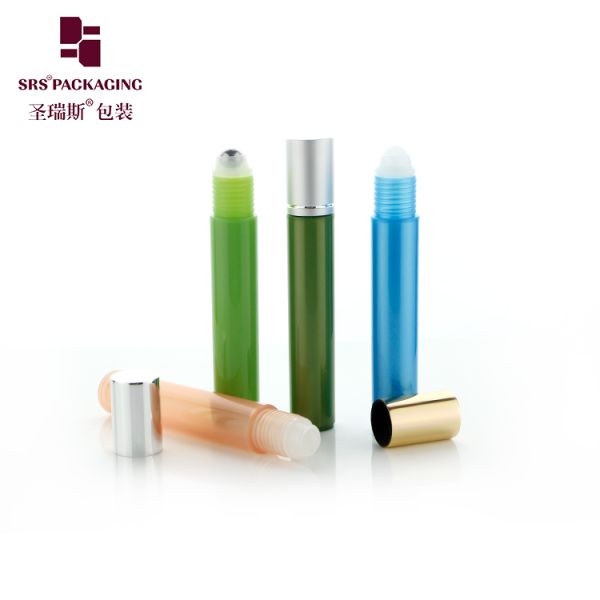 RPA 15ML Injection Custom Color PP Roller Ball Bottle For Eye Serum Gel