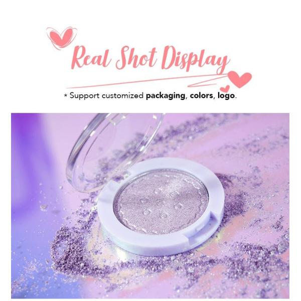 Skin Friendly Duochrome Single Eyeshadow Palette OEM / ODM Available