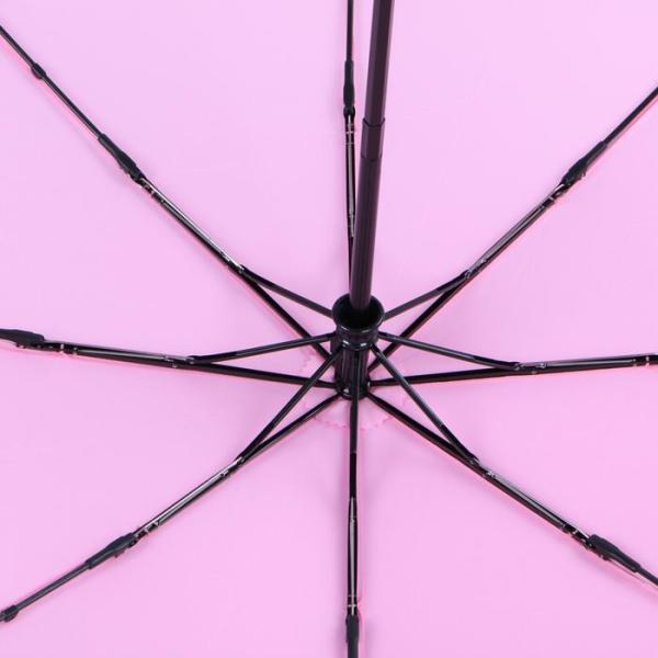 21 Inch Pink Automatic Open And Close Umbrella , Self Closing Umbrella For Women