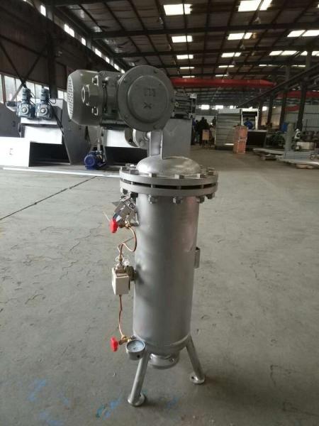 Silver Stainless Steel 304 Scraper Self Cleaning Filter for Water Treatment 500 kg