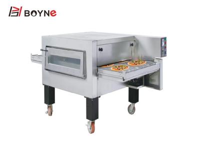 Uso visual de aço inoxidável da janela de Oven Table Top High Thermal 50~300°C HD da pizza da correia transportadora do gás na padaria
