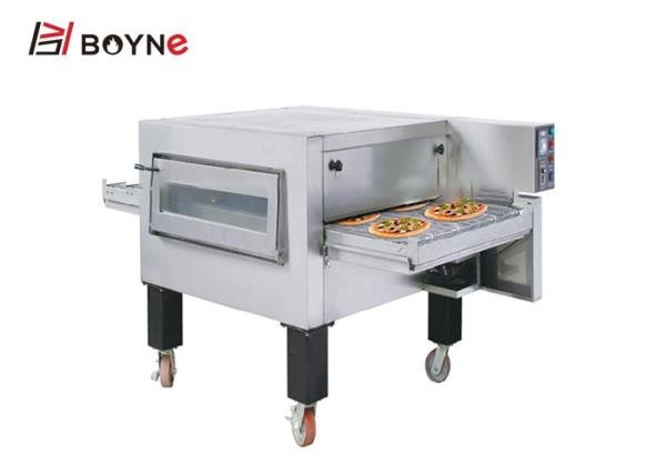 Uso visual de aço inoxidável da janela de Oven Table Top High Thermal 50~300°C HD da pizza da correia transportadora do gás na padaria