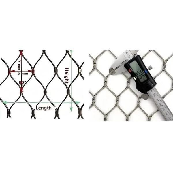 Zoo Wire Rope Mesh Wire Rope Reinforcement Mesh
