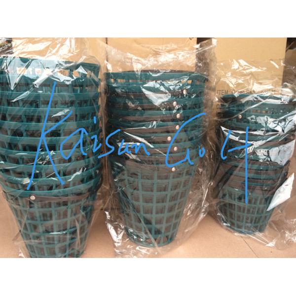 golf basket , plastic golf basket , green plastic golf basket