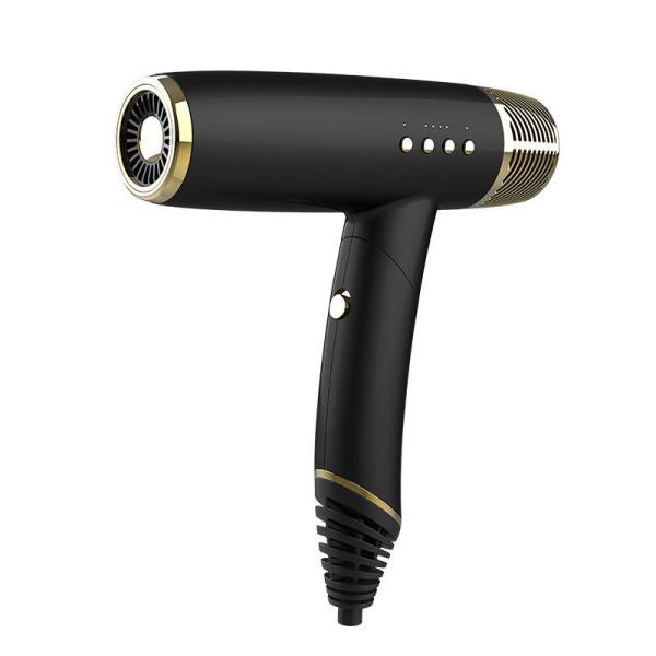 Black One Step Lightweight Mini Hair Dryer Professional Salon Fast Drying