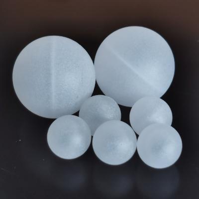 O produto comestível personaliza bolas plásticas ocas 8mm PP lustrados 20mm no branco