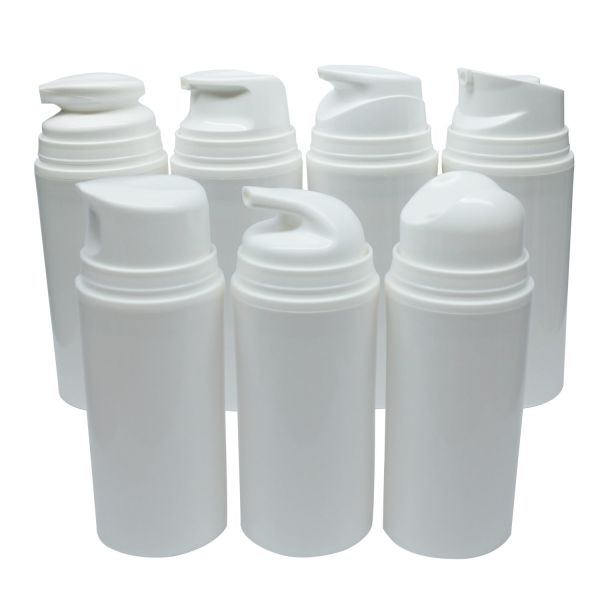Plastic Cosmetic Airless Bottles Recyclable Airtight Packaging 15ml 100ml