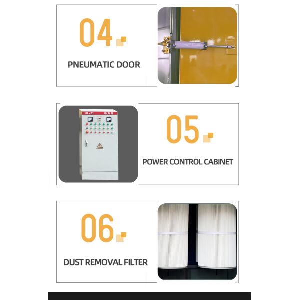 Large Section Steel Shot Blasting Machine Hook Type