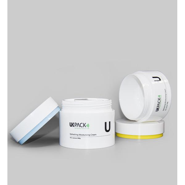 100 г / 200 г индивидуального цвета и логотипа крема Jar Face / Eye Cream Container Skin Care Packaging UKC71