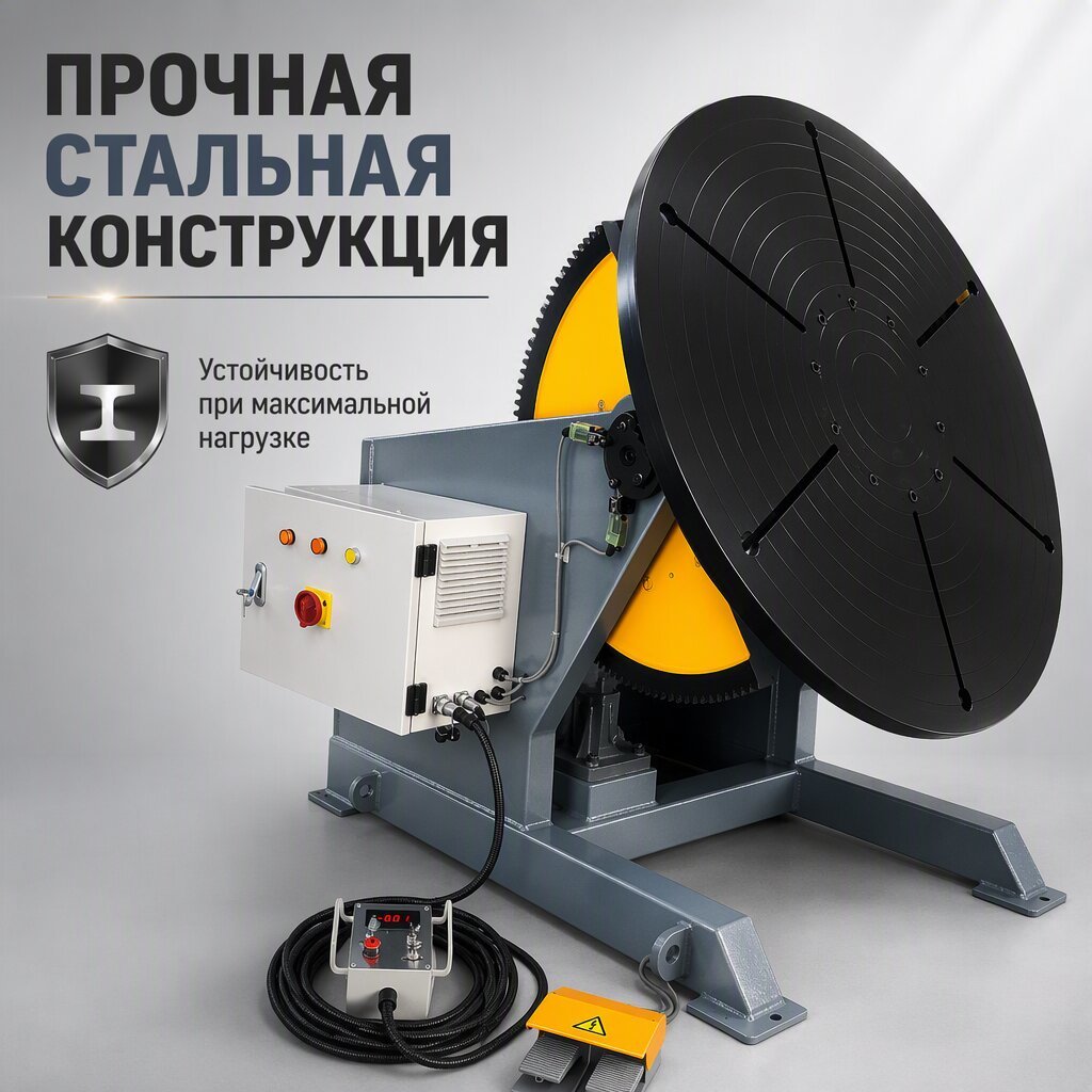 Industrial Grade 600kg Welding Positioner Heavy-Duty Structure for Long-Term Intensive Workshop Use