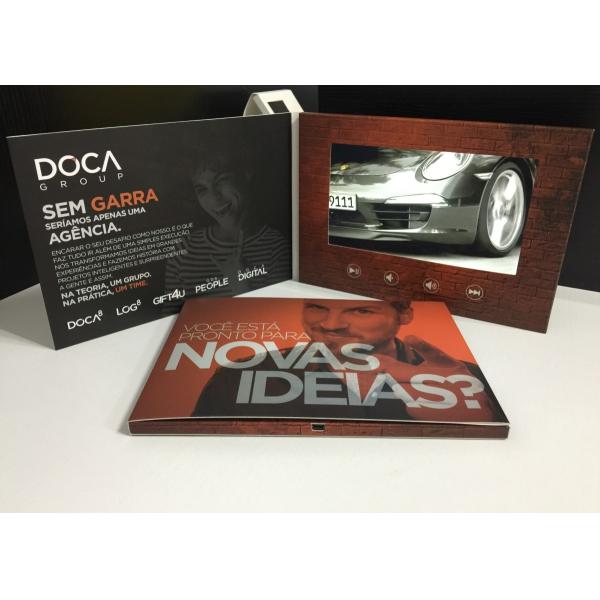 High Definition Video Brochure Business Card Compact With Modern Design