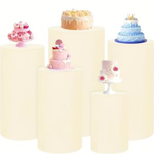 Couverture de table en spandex de 5 pièces