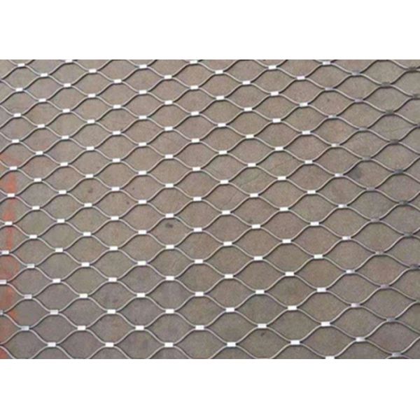 Manufacturer Of Durable Ferrule Rope Mesh Multi Purpose Zoo Mesh For Park Isolation