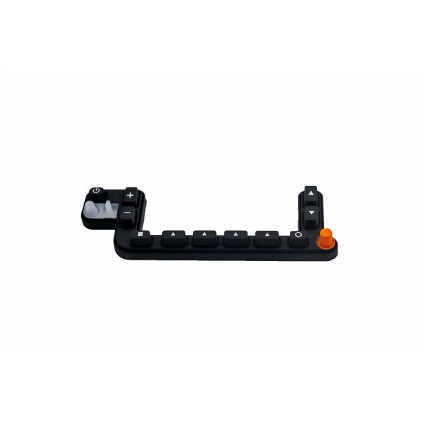 Customized Logo Silicone Rubber Keypads With Optional Backlight And LED