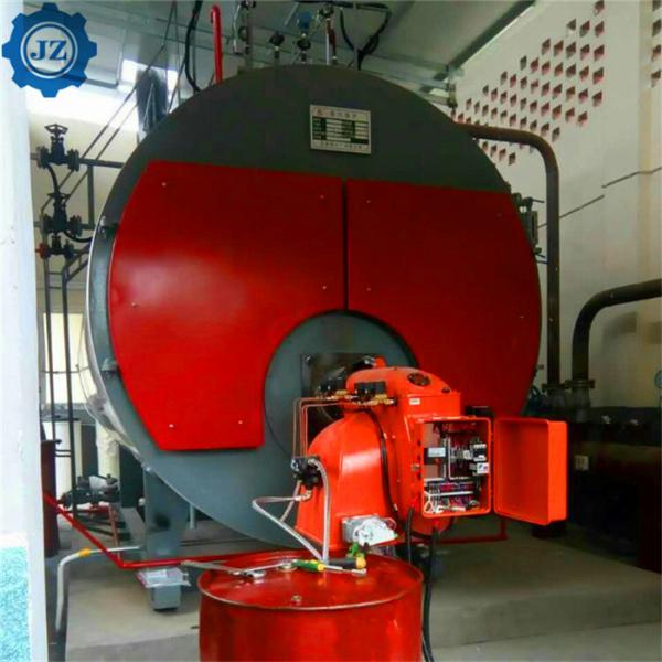 O tipo horizontal gás diesel e natural do tubo ateado fogo ateou fogo à caldeira de vapor industrial para a pasteurização do leite