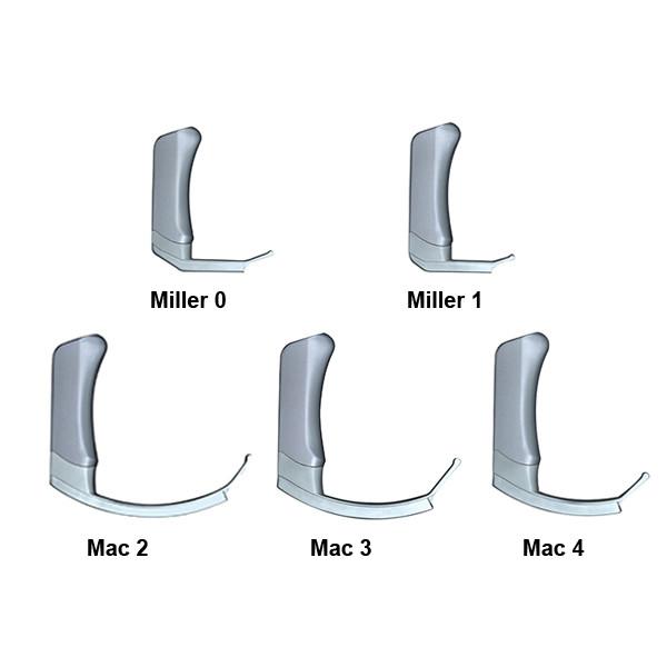 Rechargeable direct medical endoscope Stainless Steel Reusable  Video Laryngoscope  3400mA Battery
