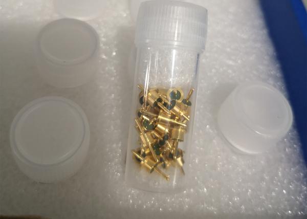 Single Pin Straight Cut Glass To Metal Seal Kovar Alloy Connectors