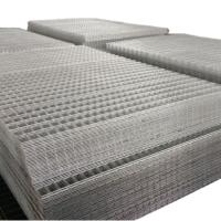 Panel de malla de alambre soldado galvanizado de apertura de 50x50 mm para la construcción