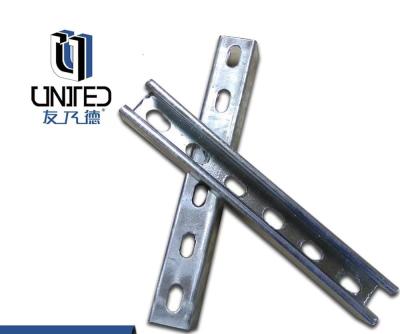 600kg/M Load Steel Strut Channel Photovoltaic Bracket Hot Dip Galvanized Solar Mounting System