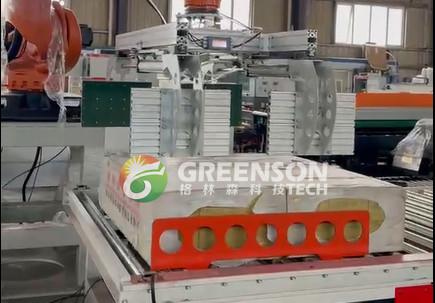Automatic Production Process Rock Wool Machine High Output For 50-200mm Thickness