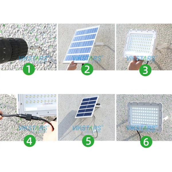 Панель света потока 6V дистанционного управления 200w солнечная для стены здания сада