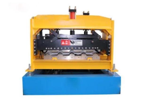 Steel Roof Glazed Tile Making Machine 0.4 - 0.8 Mm Thickness 380v 50hz