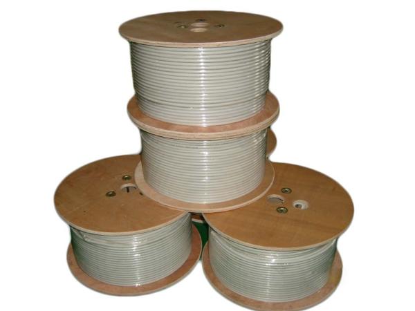 Copper Clad Steel RG11 Coaxial Cables PVC Jacket  CATV RG11 Coaxial Cable With Messenger
