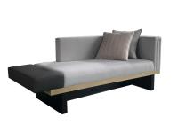 Meubles de luxe contemporains ISO9001 185*75*75cm de Chaise Lounge Chair Eco Light