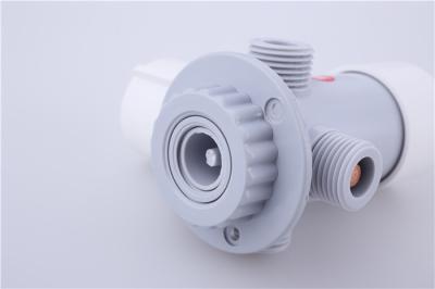 Faucet Water Heater Mixing Valve , Bright Chrome Plated Water Temperature Control Valve