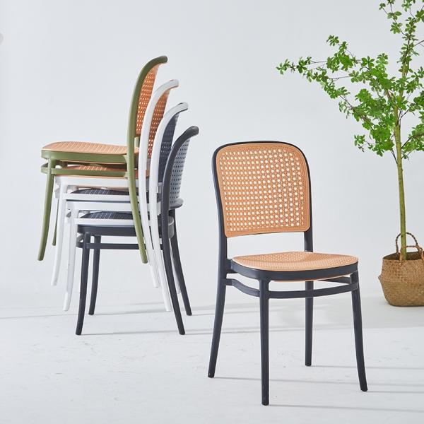 Rattan Bar Stools Counter Height with Backs b Chairs for Kitchen,Dining Room and Living