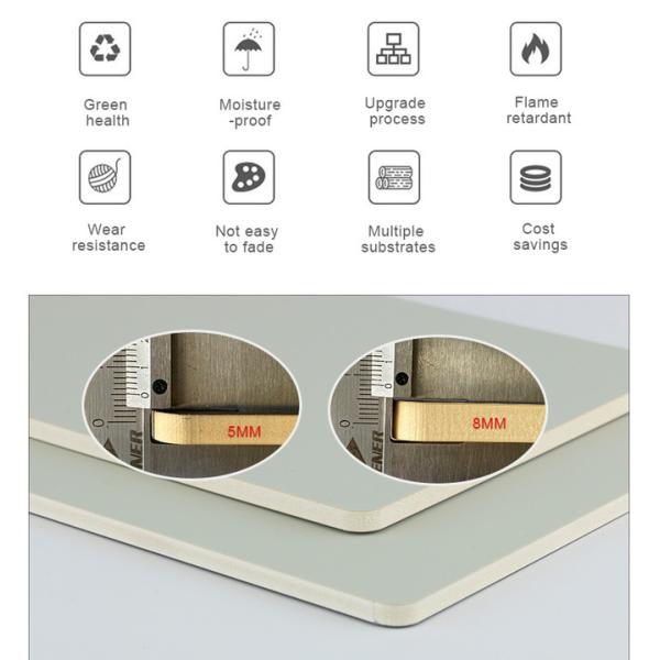 Прямая связь с розничной торговлей фабрики дружественной к Эко и непахучей кожи чувствует панели стены PVC