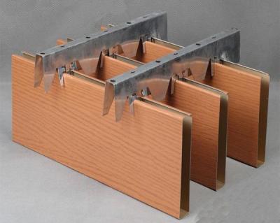 Suspended Aluminum U Baffle Ceiling Galvanized Steel 600x600mm