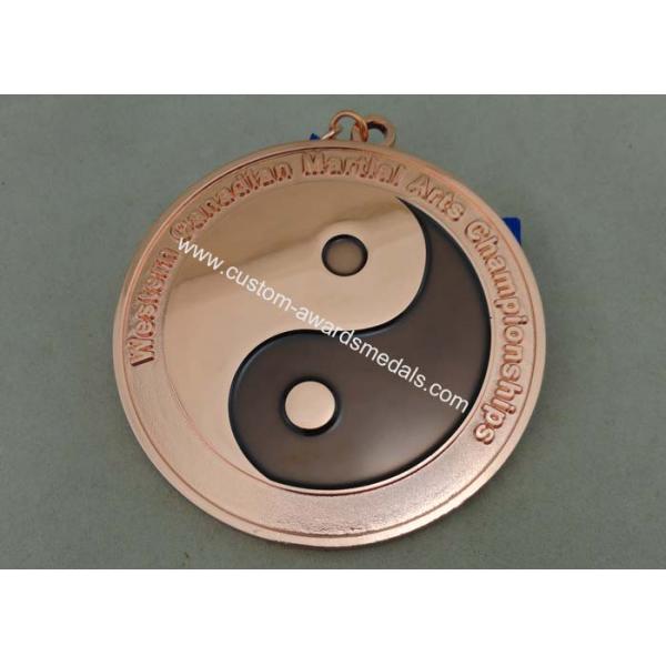 Customized Karate Medals , Judo Taekwondo Jiu - jitsu Medals , Zinc Alloy Martial Arts Medals.