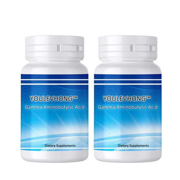 Preservative Free Gamma Aminobutyric Acid Supplements 1 Capsule Serving Size