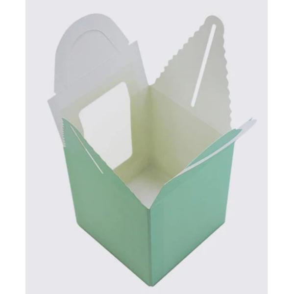 Квадратные упаковочные коробки для подарок из бумажной доски 4/6 дюймовые ручные коробки для торта на день рождения