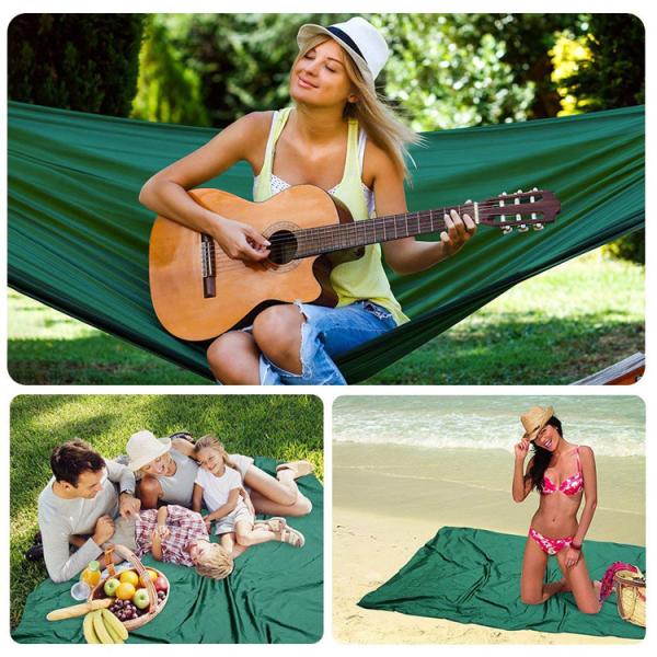 OEM Logo L260cm Portable Camping Hammock for Garden