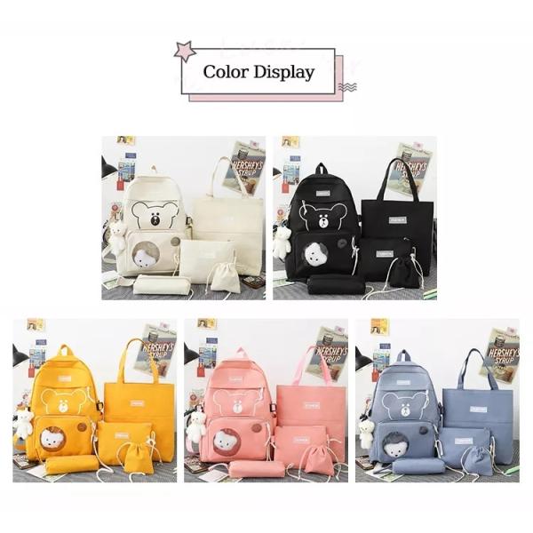 Travel Backpack Girls Laptop School Bag Sets Backpacks Carton Colourful 2022 China