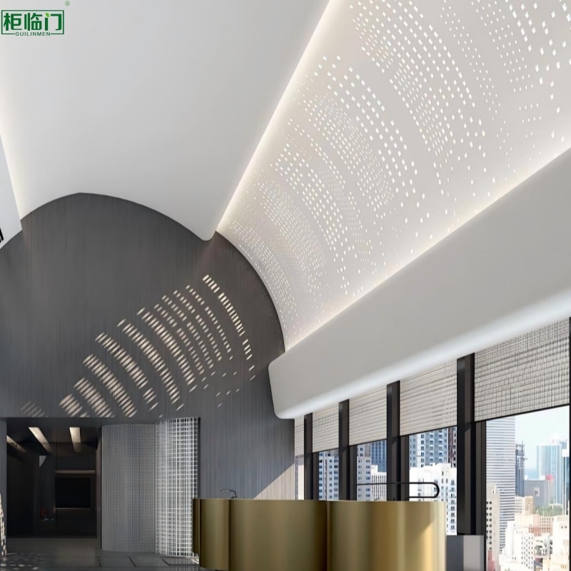 Starry Sky Interior Aluminum Ceiling Panel For Building Decoration