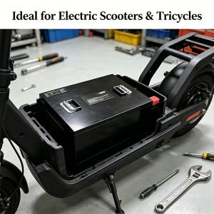 72V 150Ah LiFePO4 Battery 11520Wh for Electric Bicycles/Scooters with 1500
