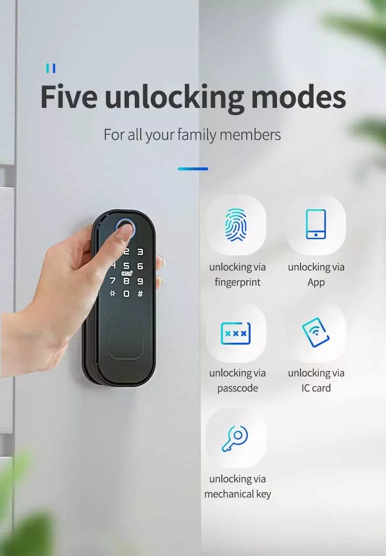 Замки оправы Deadbolt 12V кнопочной панели Keyless дома WiFi электрические