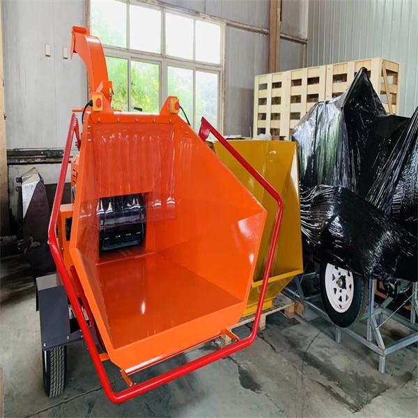 Electric Start Wood Chipper Machine 80db Waste Wood Shredder 1 To 2ton/ H