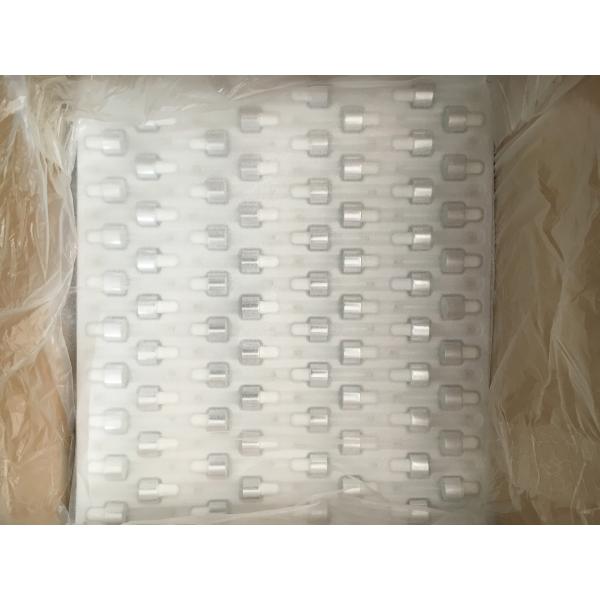 Matt Silver Matt Gold Aluminum 18/400 Essential Oil Bottle Glass Dropper