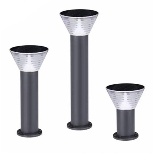 Outdoor Solar Gate Light 6500K Solar Powered Bollard Lawn Lamp Villa Landscape Pillar Post LED Solar Garden Light