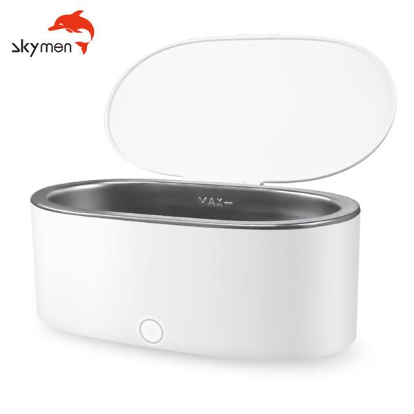 O líquido de limpeza ultrassônico portátil dos Skymen 500ml 18W USB para anéis dos monóculos da joia olha as colares dentais