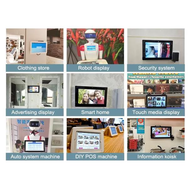 Android LCD Touch Screen Kiosk Touch Screen Pad 10.1 Inch 1080P Digital Signage