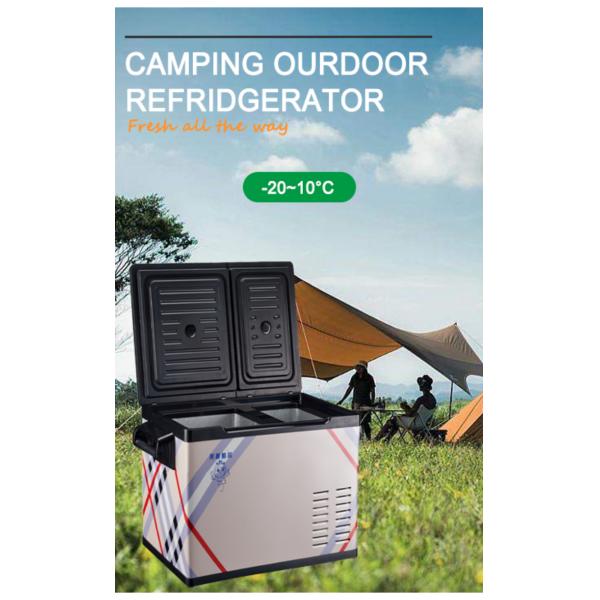 Réfrigérateur de voiture extérieur de 55 Go 12V Réfrigérateur de voiture avec compresseur Réfrigérateur de camping Congélateur