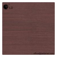 Filme decorativo de madeira de mogno do PVC da cor de Brown 0.12mm para o envolvimento plástico do perfil