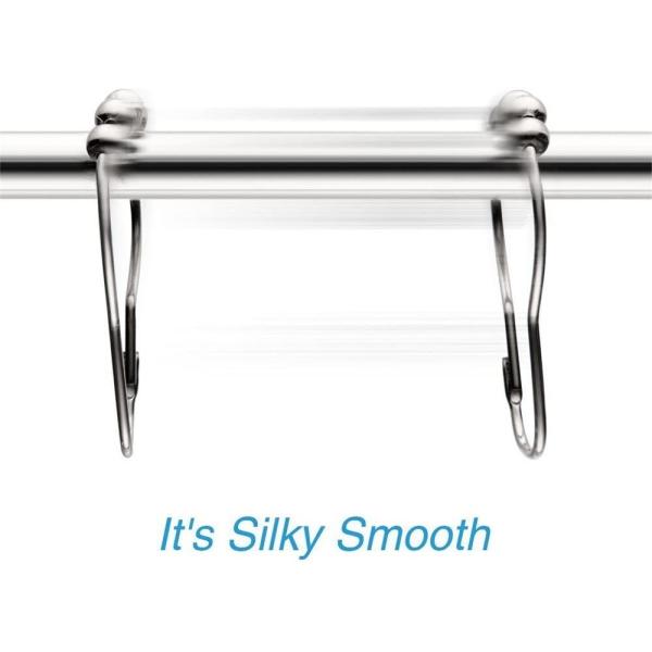 Multicolor Stainless Steel Shower Curtain Rings For Bathroom